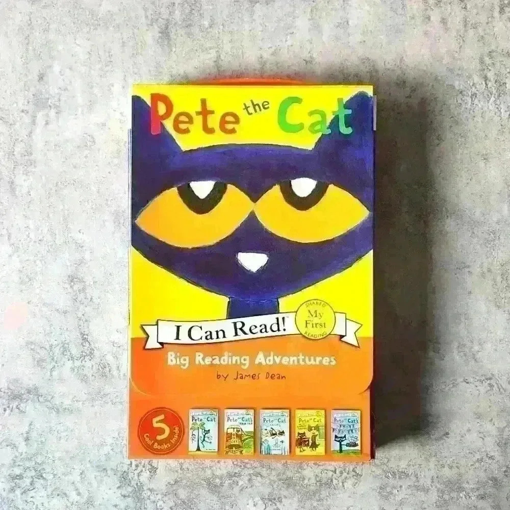 Pete the cat's super cool reading collection 5  book series new in box
